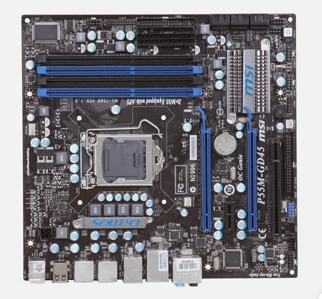 MSI Gaming motherboard with processor 1