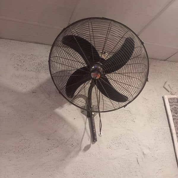 Dining tables, iron chairs, coke chiller & wall fan for sale 5