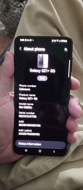 Samsung S 21 + 5G exchange possible 0