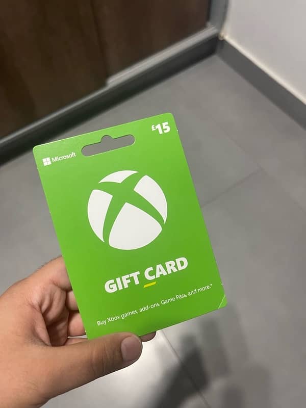 Xbox Gift Card £15 0