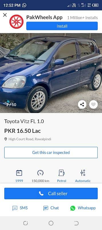 Toyota Vitz 1999 1