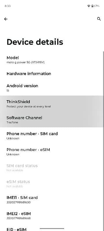 Motorola g power 5g  2024 latest model 5