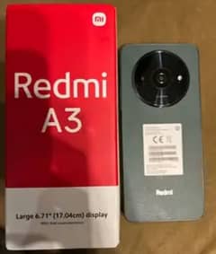 Redmi A3 4/128gb 3mont used only 10by10 new condition exchange posible