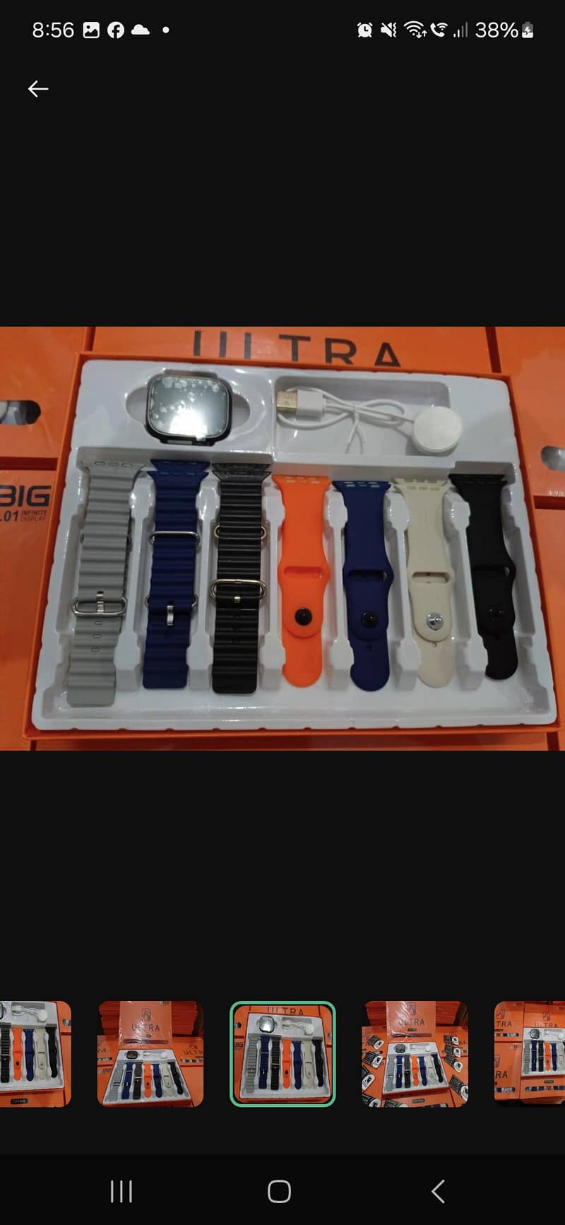 7 In 1 Straps Smartwatch Ultra 6