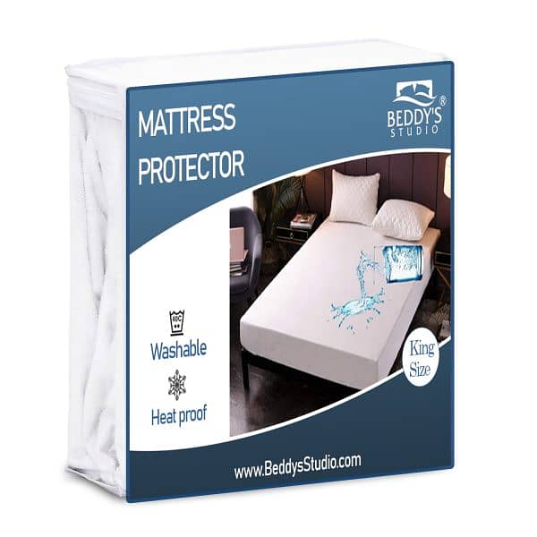 100% Waterproof Mattress Protector Cover – Durable Polish Fabric 2