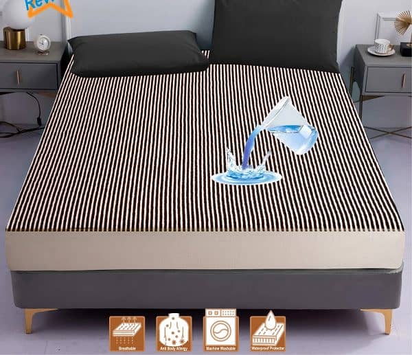 100% Waterproof Mattress Protector Cover – Durable Polish Fabric 7