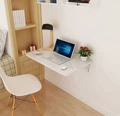 Wall mounted study/computer table/desk