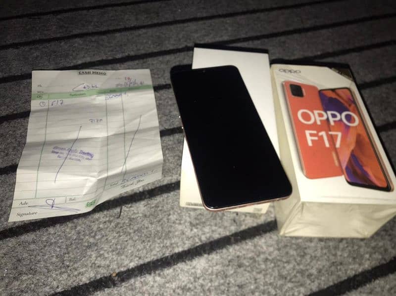 oppo F17 for sale orange colour 3