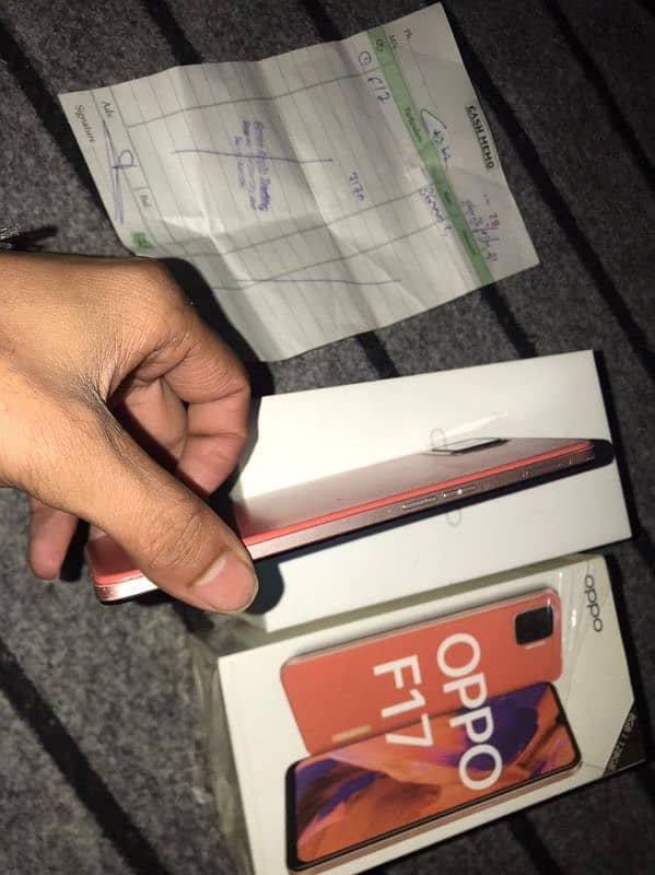 oppo F17 for sale orange colour 4