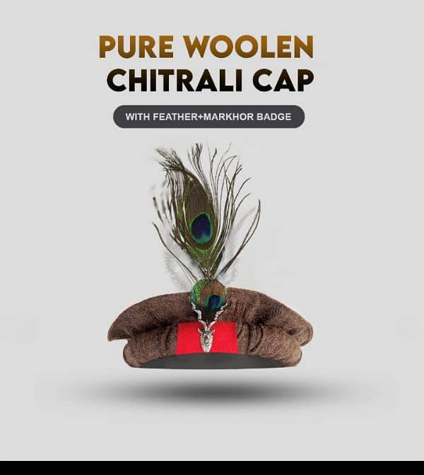 pure woolen chitrali caps 0