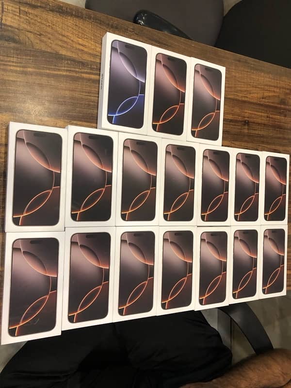 iPhone 16 pro max LLA jv 256gb Desert   non active box pak 4