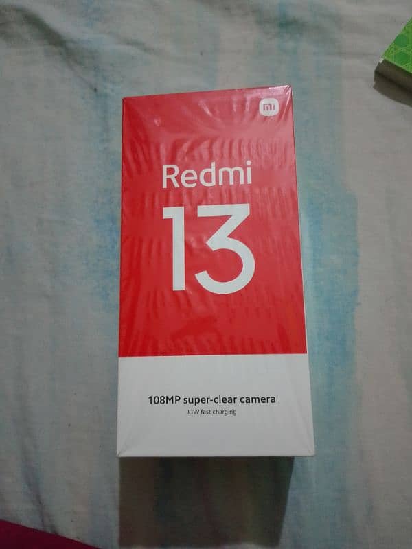 redmi 13, 8/128 RAM,  10 out of 10 Condition 10