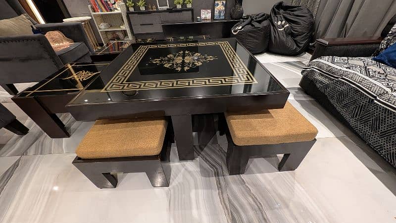 Centre Table Set With 3 Side Tables 2