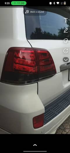 land cruiser back lava light rear lights 2008-2011