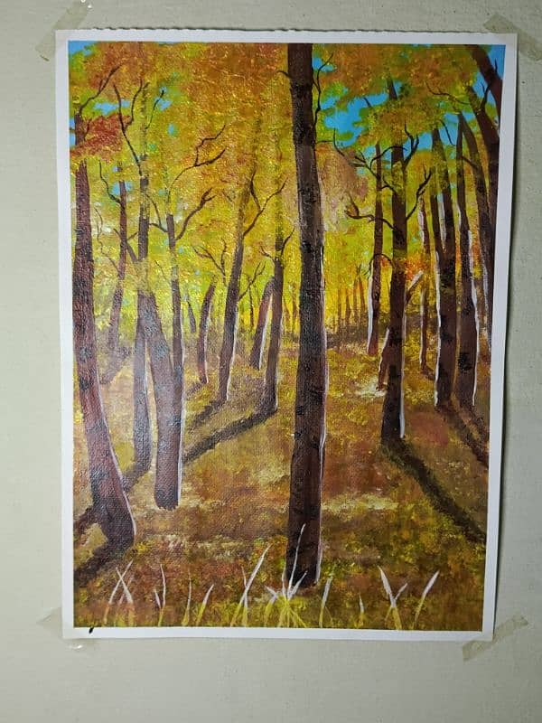 3D forest painting 0