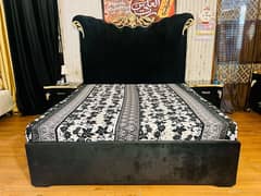 Double bed set 2,side table and dressing without mattress