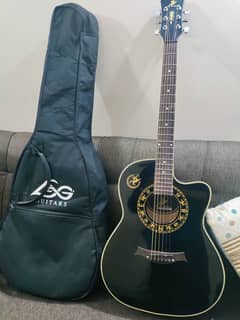 Branded Guitar  With Padded Bag and Picks