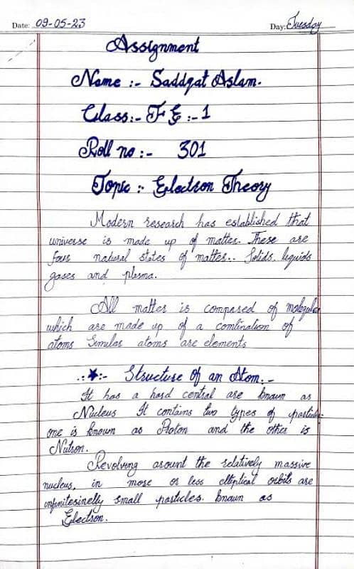 Hand writing assigument 3