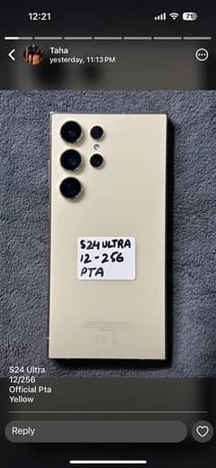 Samsung Galaxy 24 Ultra 12-256 Pta approved