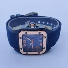 Men's Quartz Square Analog Watch - 1 Pc