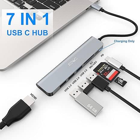 USB C Hub/Adapter for Macbook, XPS etc 1