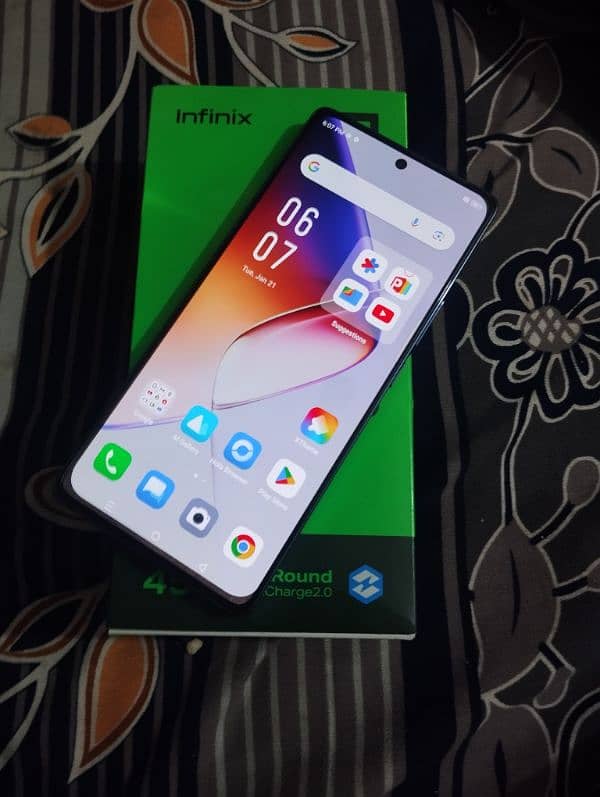 Infinix not 40 condition 10/9 ha 8 gb 256 7 maa ke warranty ha PTA app 2