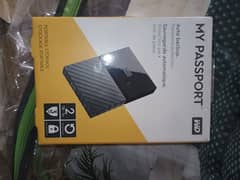 WD My Passport 2TB External USB 3.0 Portable Hard Drive – Black