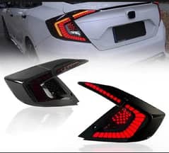 snake style lava lights for Honda civic x 2016-2021