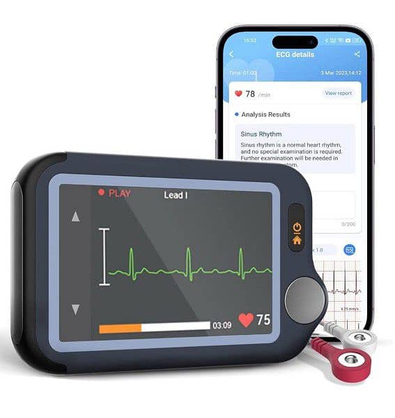 viatom check me plus ecg monitor recorder app control person ekg 1