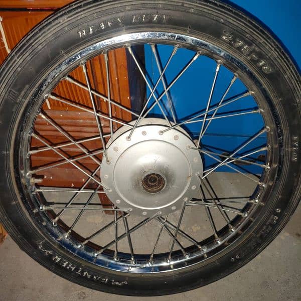 complete set gs 150 rim with tyres 1