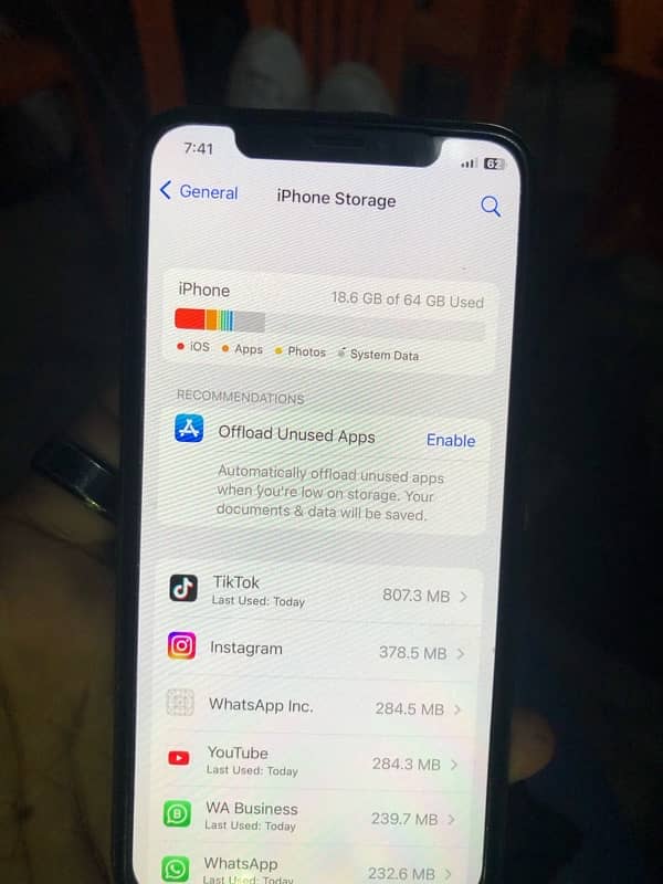 iphone x 64gb pta approved face id failed all ok 4