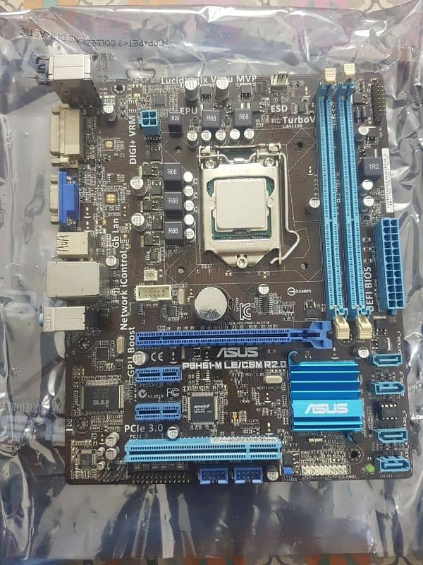 core i5 3rd gen + asus h61 mobo + 12gb ram 0