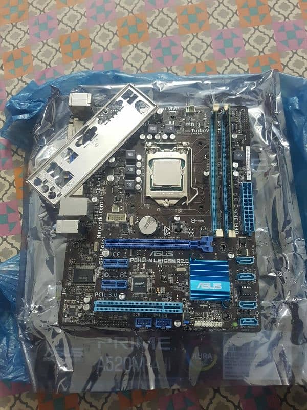 core i5 3rd gen + asus h61 mobo + 12gb ram 1