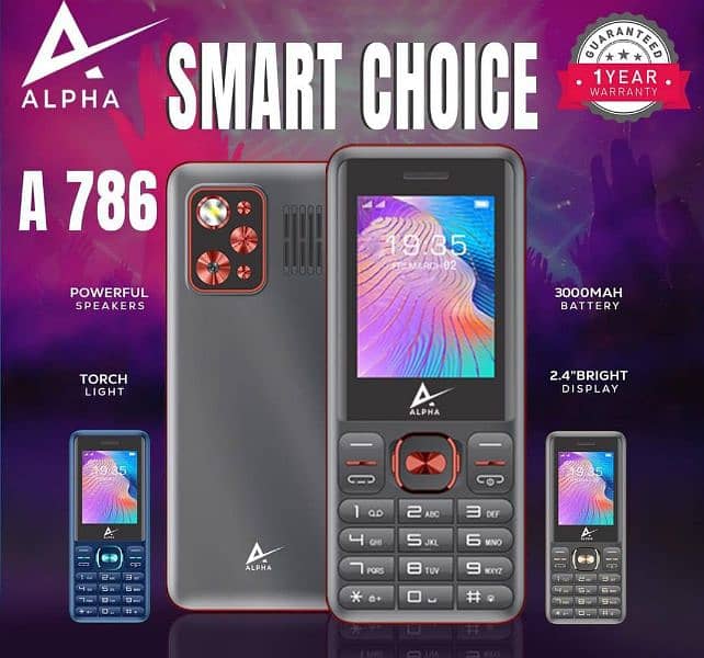 Alpha A786 | Box Pack Mobile | WhatsApp03264040033 1