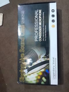 sound card v8 / condenser microphone