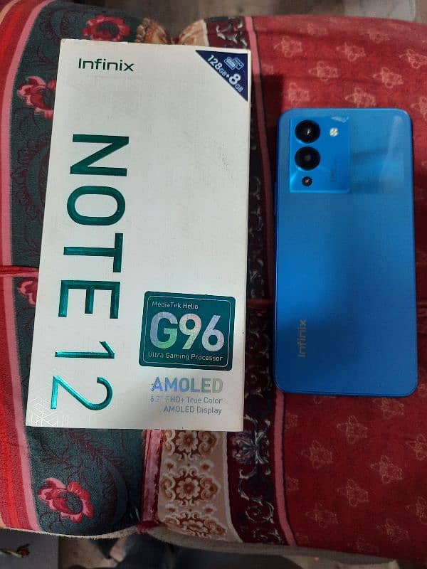 infinix note 12 8+8/128 G96 prossor with box contact 03366837312 0