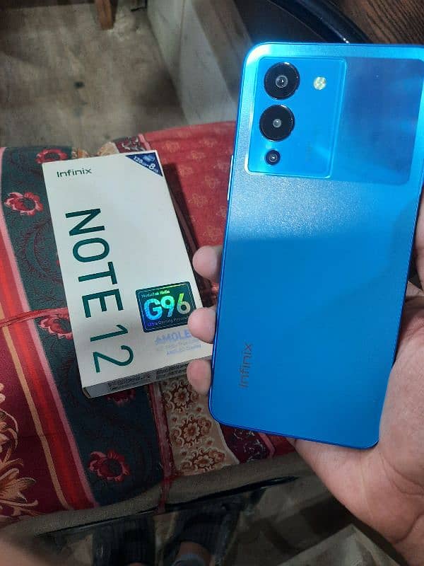 infinix note 12 8+8/128 G96 prossor with box contact 03366837312 3