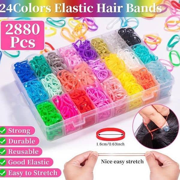 Colored rubber bands 1