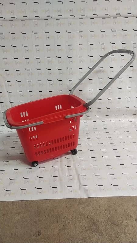 Rollar baskets, Mart cart, Trolley, Plastic baskets 2