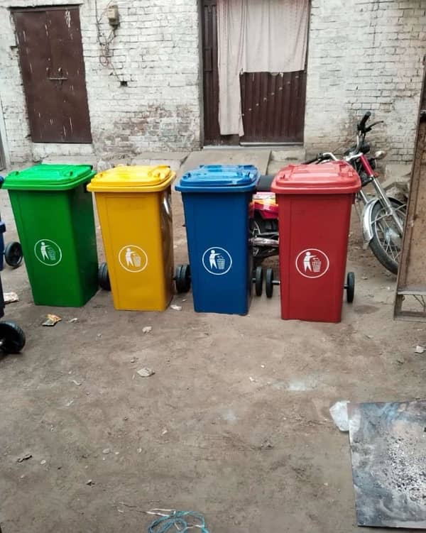 Dustbins, Garbage bins, plastic drum, 2