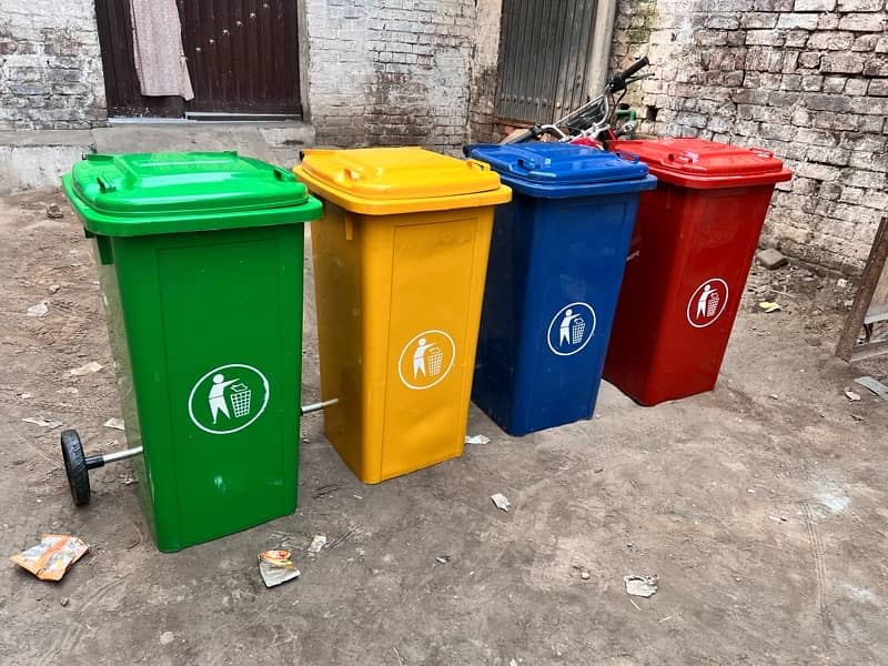 Dustbins, Garbage bins, plastic drum, 13