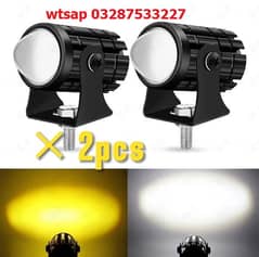 2 Pcs Mini Drive Fog Light With ( 3 Point ) Gift Fog Light For All Bi