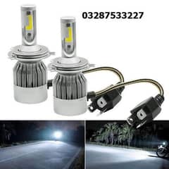 2 Pcs C6 H4 Led Light For Bikes And Car Mehran Alto Vitz Wagon-r City