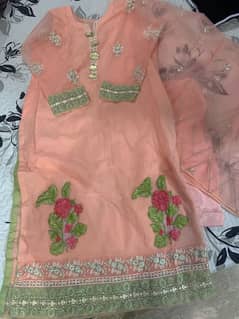 Mausammary brand 3pc suit fully embroidred