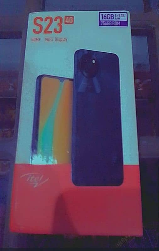 Itel S23 16 GB ram 256 GB memory 10/10 condition PTA Approved 0