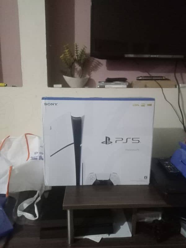 ps5 slim disc edition with box 10 by 10 0