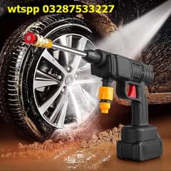 Double battery  Automatic Cordless Wireless Car Wash Spray Gun High