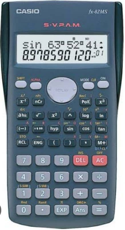 casio FX-82 MS scientific calculator brand casio good condition 0