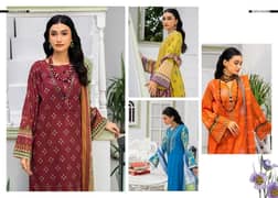 Ladies unstitched Lawn 3pc Nigaar Vol-10 by Safa Noor