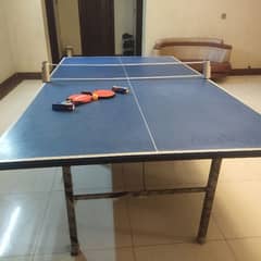 table tennis and rackets